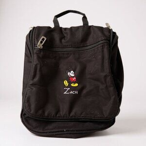 Disney Store Hanging Toiletry Bag With Mickey Mouse Embroidery